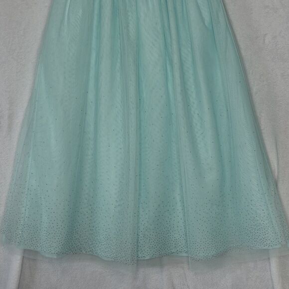 Cat & Jack Mesh Fairy Tulle Skirt Sz L Glitter Sparkle Details Elastic Waistband - Picture 5 of 12